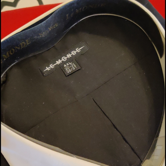 👔4pc Tutone Dress Shirt - Picture 2 of 2